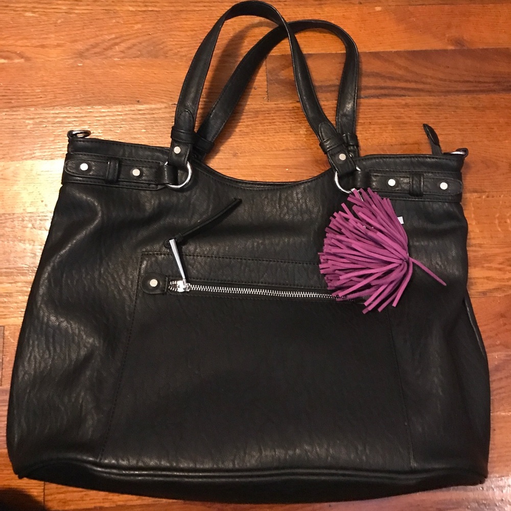 Jessica Simpson Black Tote Bag
